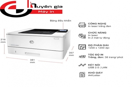 Cách in hai mặt của máy in hp laser jet pro m402dne
